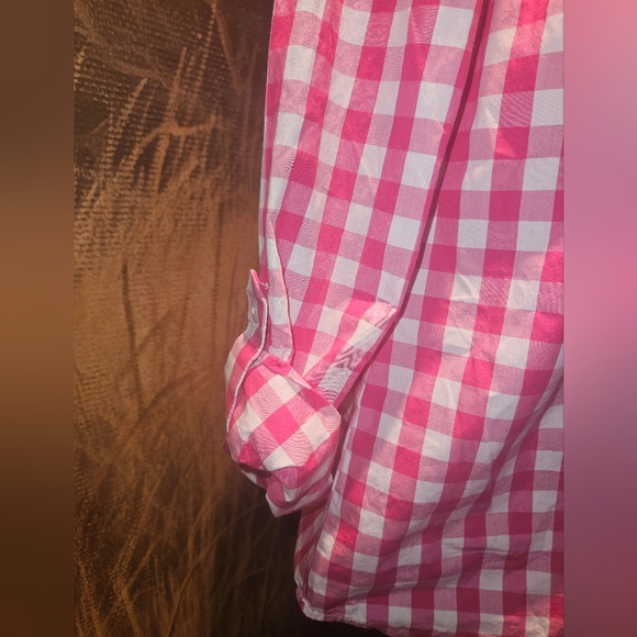 Kim Rogers Bandana Buffalo print Top PS Small nwt - Picture 4 of 11